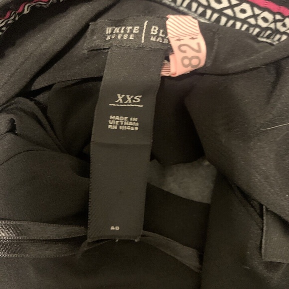 White House Black Market Geometric Print Strapless Party Sun Dress Women's XXS - Picture 12 of 13